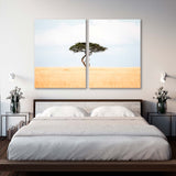 Lonely Tree in the Savannah Canvas Print SKU 10906