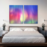 Blurred Northern Lights Canvas Print SKU 10730