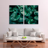 Green Foliage in Rainforest Canvas Print SKU 10739