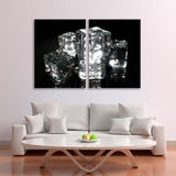 Shining Ice Cubes Canvas Print SKU 10578