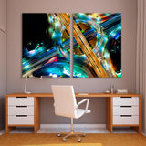 Night Highway Canvas Print SKU 10869