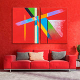 Abstract Geometric Pattern Canvas Print SKU 10810