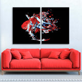 Acrylic Paint Splash Canvas Print SKU 10809