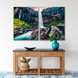 Svartifoss Waterfall Iceland Canvas Print SKU 10609