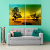 Beautiful Shine on the Sea Canvas Print SKU 10715