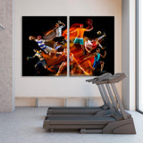 Creative Sports Collage Canvas Print SKU 10844