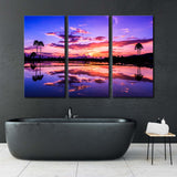 Sunset on the Tropical Island Canvas Print SKU 10403