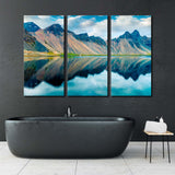 Mountains on the Icelandic Coast Canvas Print SKU 10512