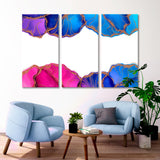 Abstract Blue and Red Background Canvas Print SKU 10850