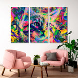 Cat Head Graffiti Canvas Print SKU 10323