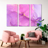 Unique Pink Abstract Canvas Print SKU 10250