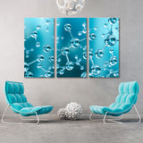 Abstract Molecule 3d Canvas Print SKU 10292