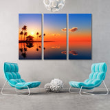 Sunset at the Resort Canvas Print SKU 10123