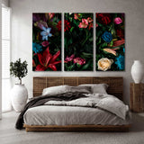 Creative Mockup of Flowers and Leaves Canvas Print SKU 10355