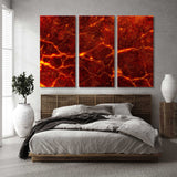 Hot Lava Abstract Canvas Print SKU 10105