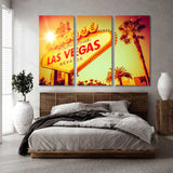 Vegas Strip 80s Entrance Canvas Print SKU 10419