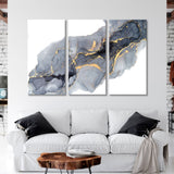 Abstract Art on White Canvas Print SKU 10255