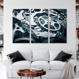 Internal Clockwork 3D Canvas Print SKU 10482