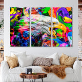 Eagle Head Graffiti Canvas Print SKU 10327