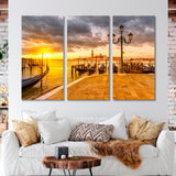 Sunrise at Piazza San Marco Canvas Print SKU 10910