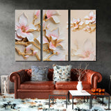 Decor with Gold Elements 3D Canvas Print SKU 10539