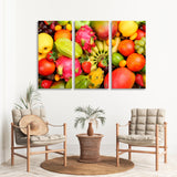 Assortment of Exotic Fruits Canvas Print SKU 10860