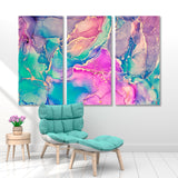 Coloured Abstract Canvas Print SKU 10234