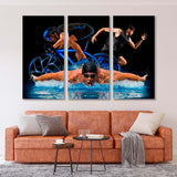 Collage Sport Triathlon Canvas Print SKU 10847