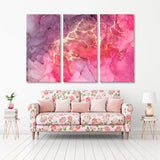 Abstract Multicolored Marble Texture Canvas Print SKU 10215