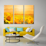 Blooming Sunflower Field Canvas Print SKU 10594