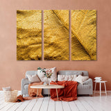 Golden Leaf Texture Canvas Print SKU 10521