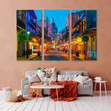 Evening French Quarter of New Orleans Canvas Print SKU 10487