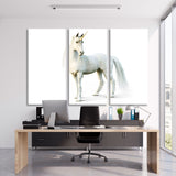 Mythical White Unicorn Canvas Print SKU 10864