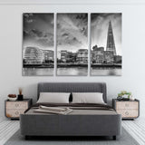 New London City Hall Black and White Canvas Print SKU 10591