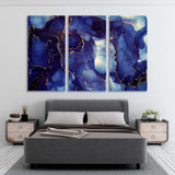 Dark Blue Abstract Canvas Print SKU 10258