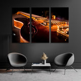 Electric Guitar Close Up Canvas Print SKU 10535