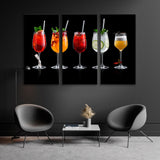 Cocktail Set Canvas Print SKU 10472