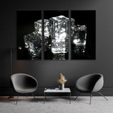 Shining Ice Cubes Canvas Print SKU 10578