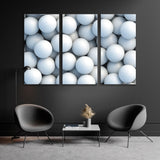 Golf Вalls Вackground Canvas Print SKU 10825