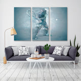 Abstract Tennis Player Canvas Print SKU 10883