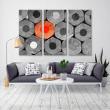 Pencils Black and White Canvas Print SKU 10368