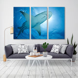 Lemon Shark Close Up Canvas Print SKU 10429