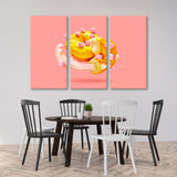 Donut with Мarshmallows Canvas Print SKU 10745