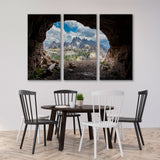 Panorama from the Artificial Caves Canvas Print SKU 10945