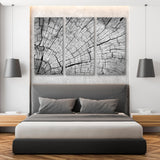 Old Wood Texture Black and White Canvas Print SKU 10470