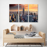 New York at Sunset Canvas Print SKU 10457