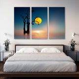 Old Tree with Moon Canvas Print SKU 10778