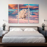 Snow Сovered Тree on a Winter Day Canvas Print SKU 10634