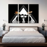 Drums on a Pyramid Background Canvas Print SKU 10529