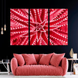 Abstract Red Cactus Canvas Print SKU 10737